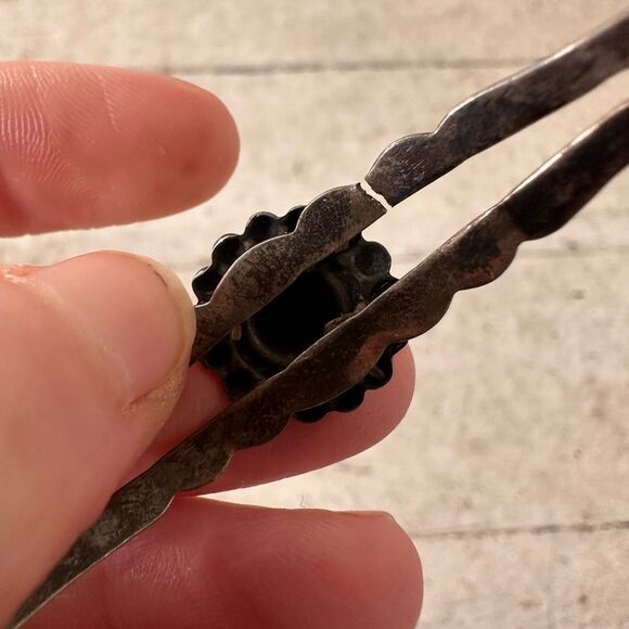 Vintage Old Pawn Native American Sterling Cuff As Is - Picture 5 of 7